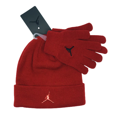 METAL JUMPMAN BEANIE SET RED