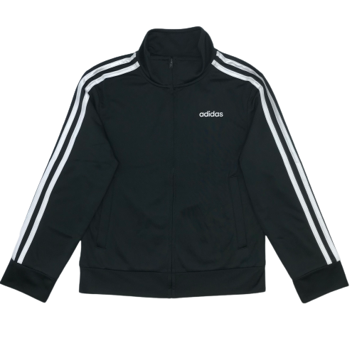 ADIDAS KIDS TRICOT JACKET (UNISEX) (Available in Grey, White and Black) BLACK
