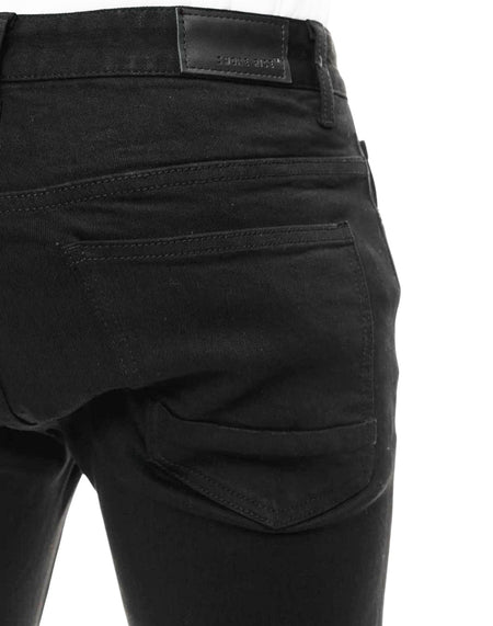 SMOKE RISE LEISURE BASIC SLIM FIT JEANS (BLACK)