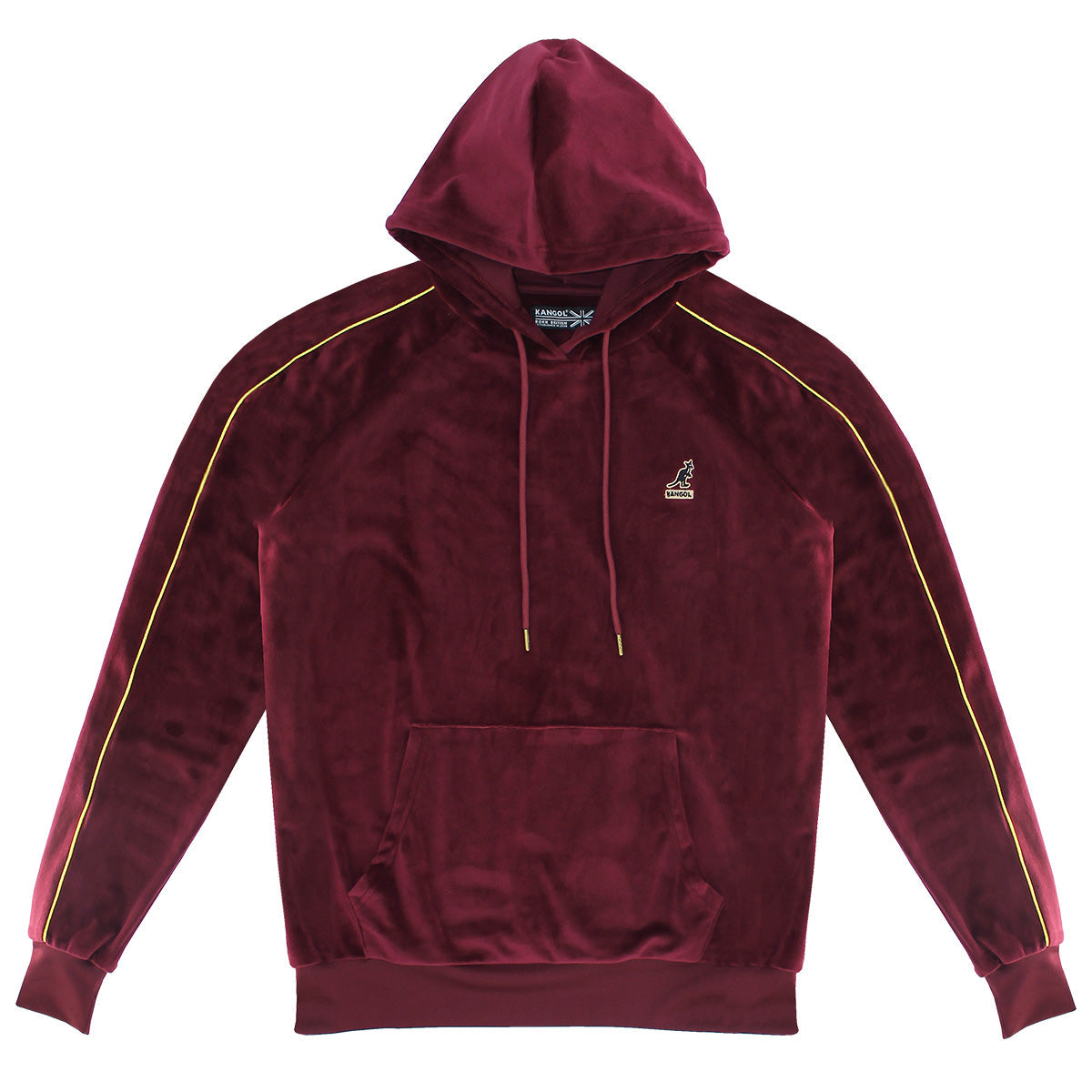 KANGOL 2PC VELOUR TRACKSETS (MAROON )