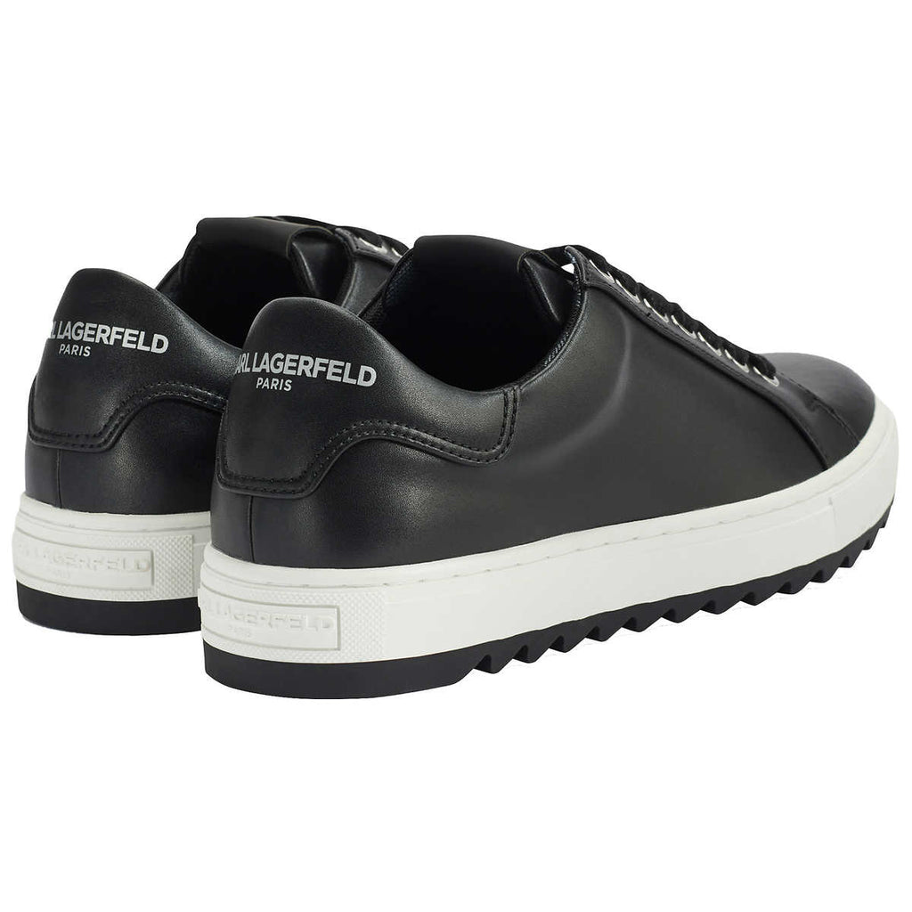 KARL LAGERFELD PARIS MEN'S LEATHER SHOE (BLACK)