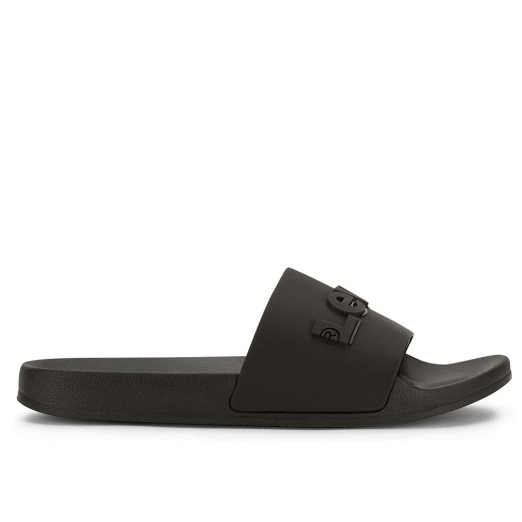 LEVIS MENS 3D SLIDE SLIP-ON SANDAL SHOE (BLACK)