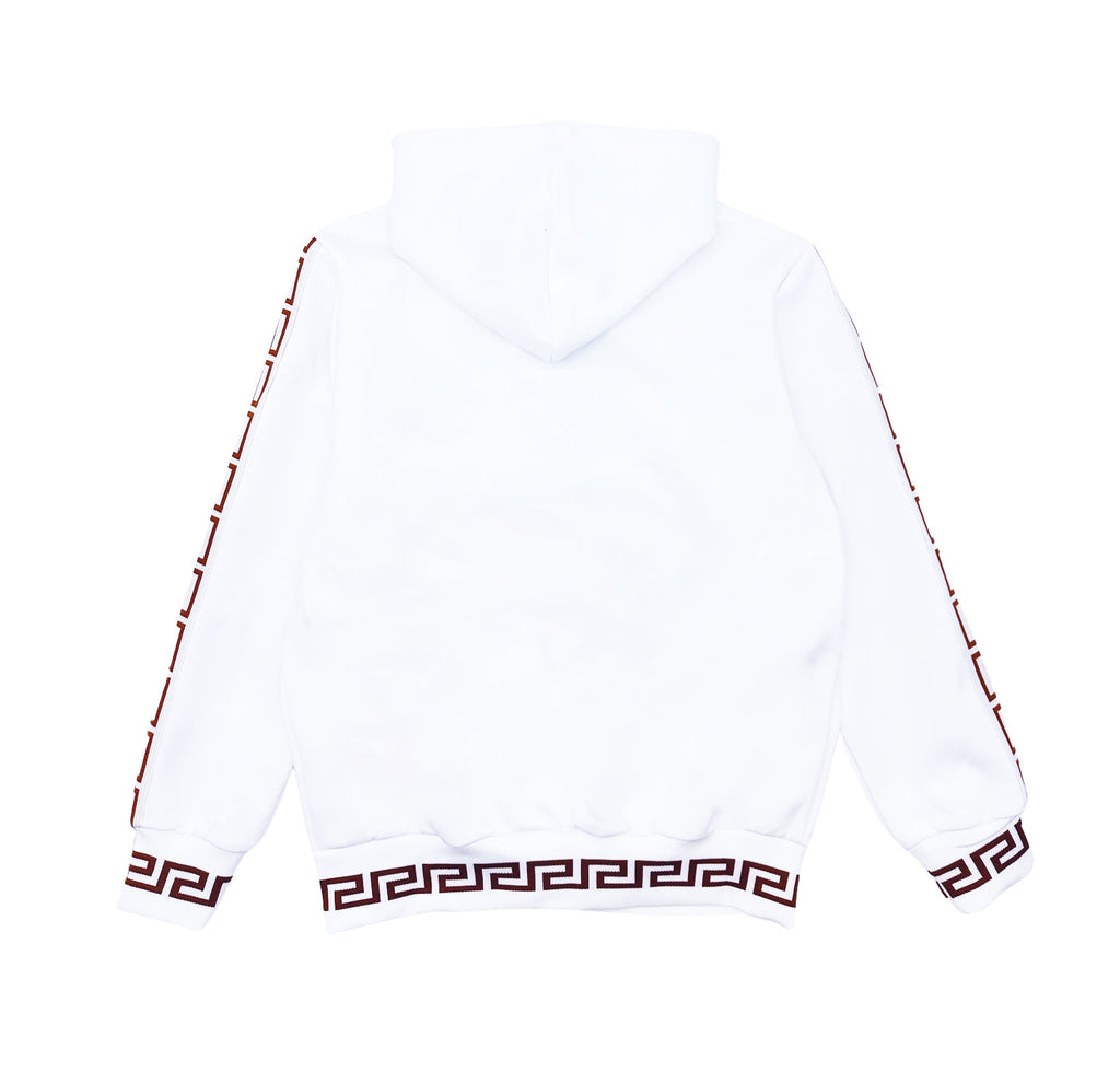 MODERNO DESIGNER ZIP-UP HOODIE (WHITE MJHD-2209)