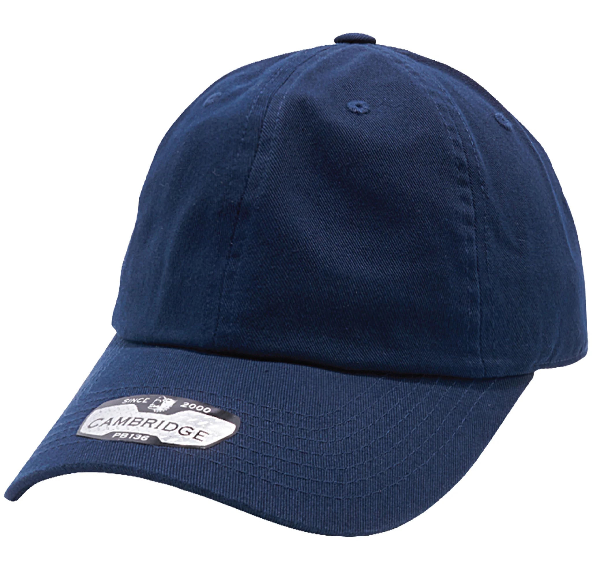 PIT BULL CAMBRIDGE COTTON TWILL PLAIN STRAPBACK CAP (NAVY)