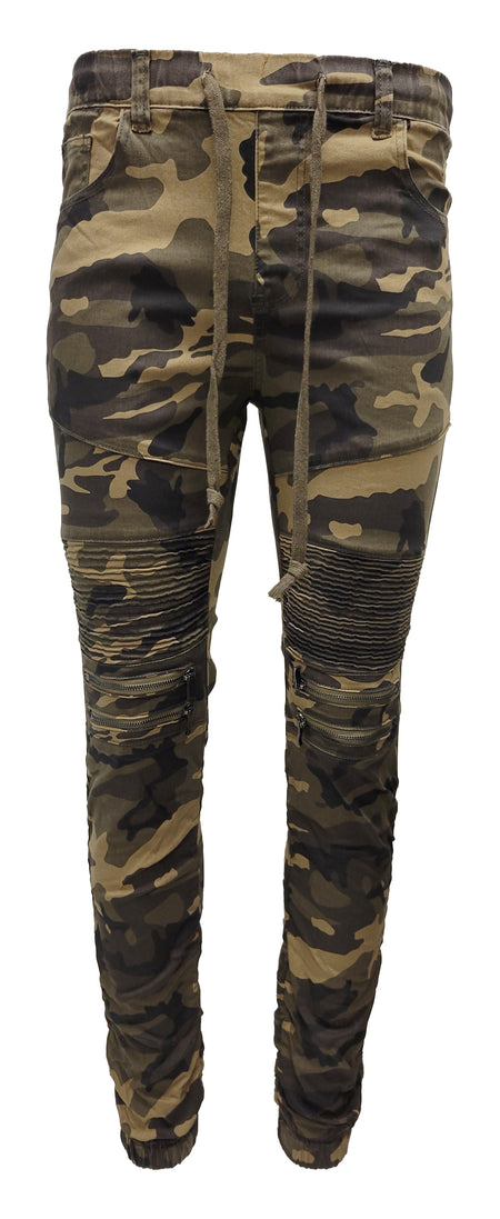 VICTORIOUS TWILL BUNGEE JOGGER (OLIVE CAMO)