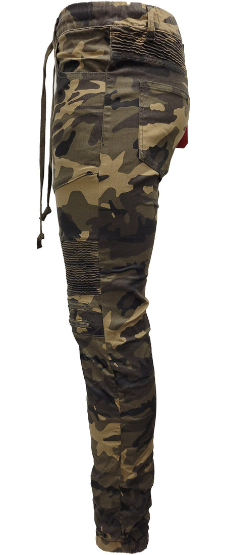 VICTORIOUS TWILL BUNGEE JOGGER (OLIVE CAMO)