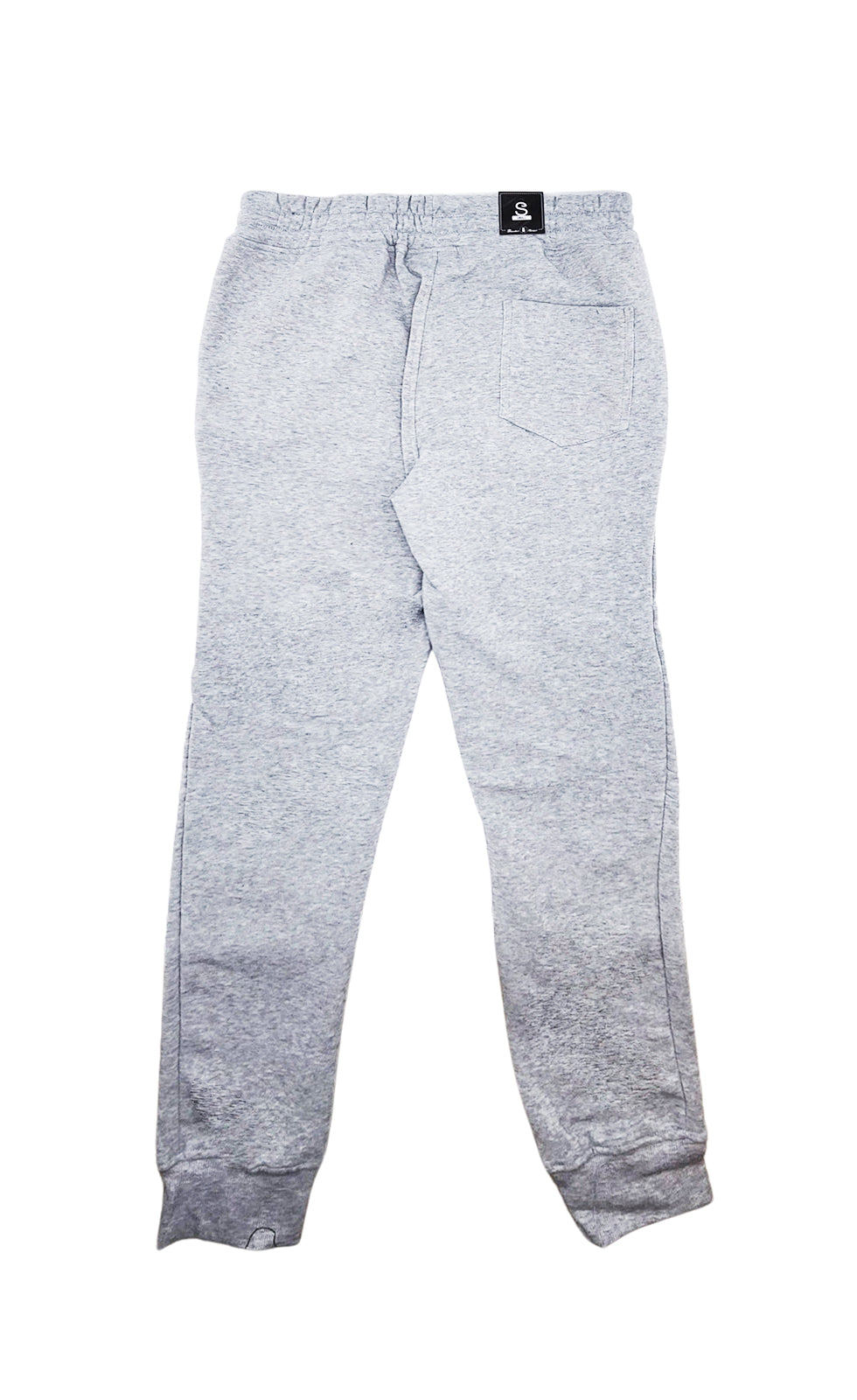 BLEECKER & MERCER QUILTED MOTTO JOGGERS (HEATHER GREY)