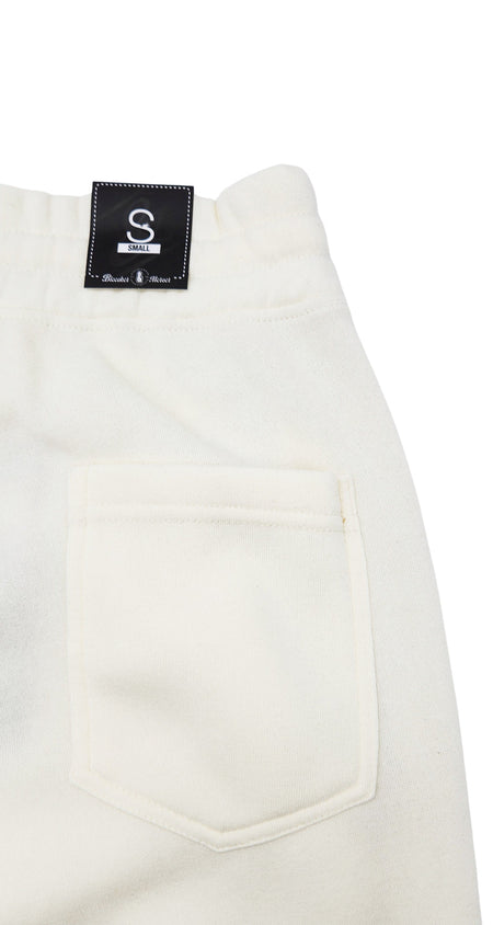 BLEECKER & MERCER QUILTED MOTTO JOGGERS (IVORY)