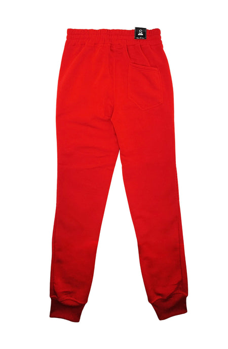 BLEECKER & MERCER QUILTED MOTTO JOGGERS (RED)