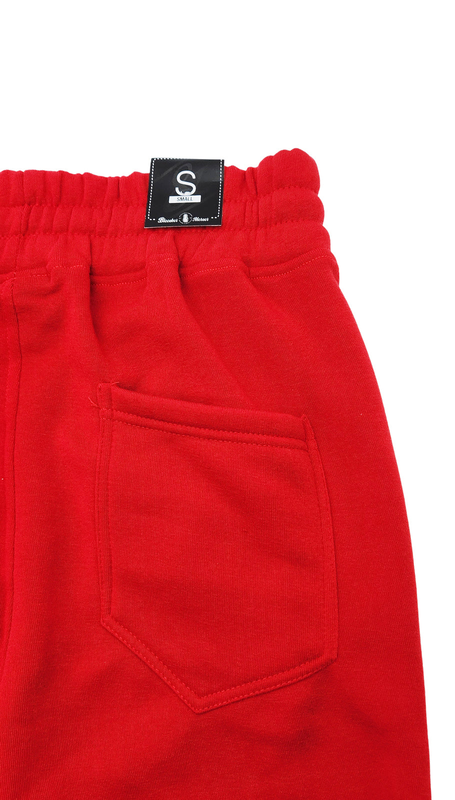 BLEECKER & MERCER QUILTED MOTTO JOGGERS (RED)