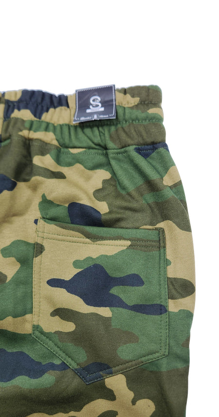 BLEECKER & MERCER QUILTED MOTTO JOGGERS (WOODLAND)