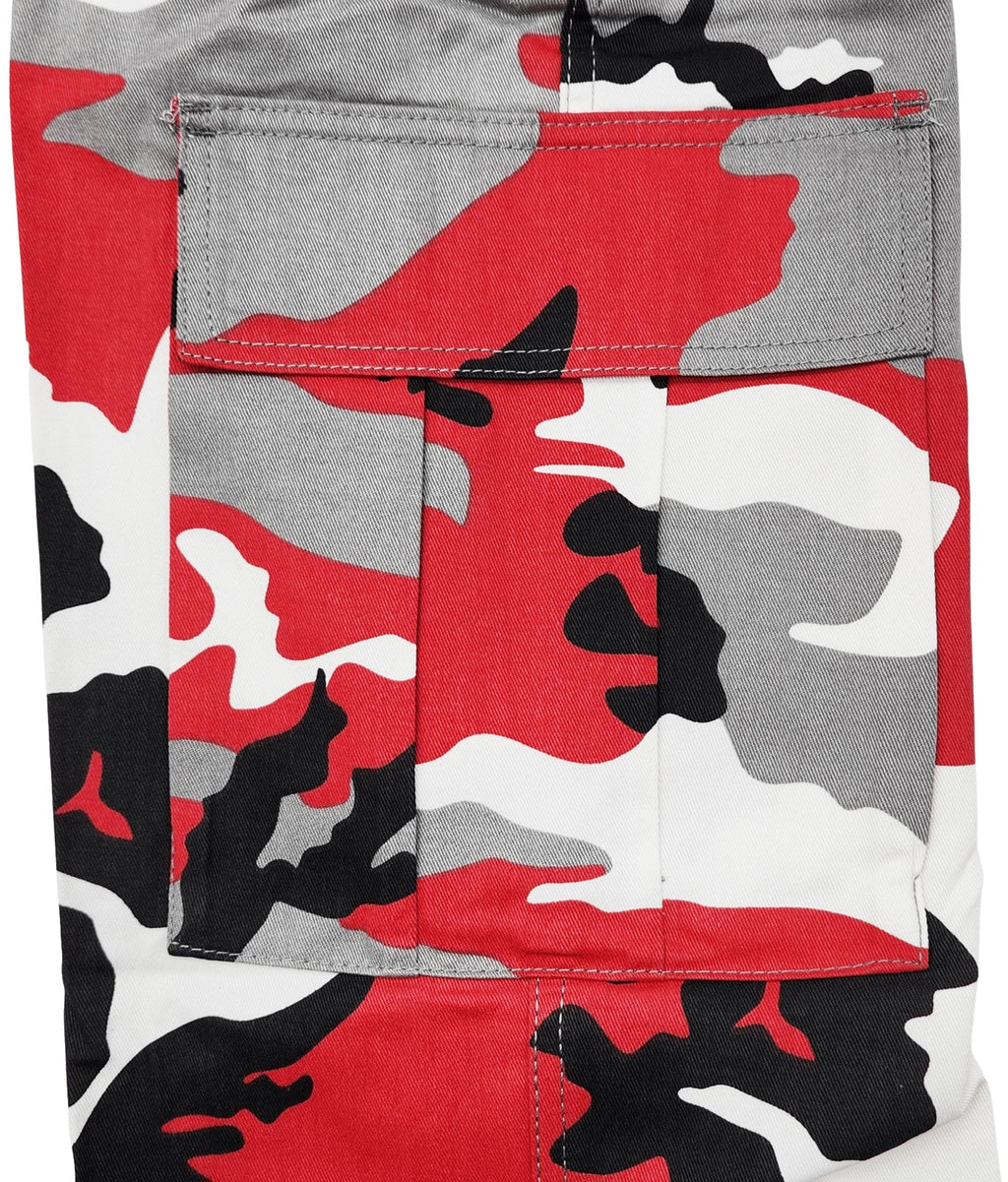 P.J. MARK MEN'S CARGO PANTS (RED CAMO)