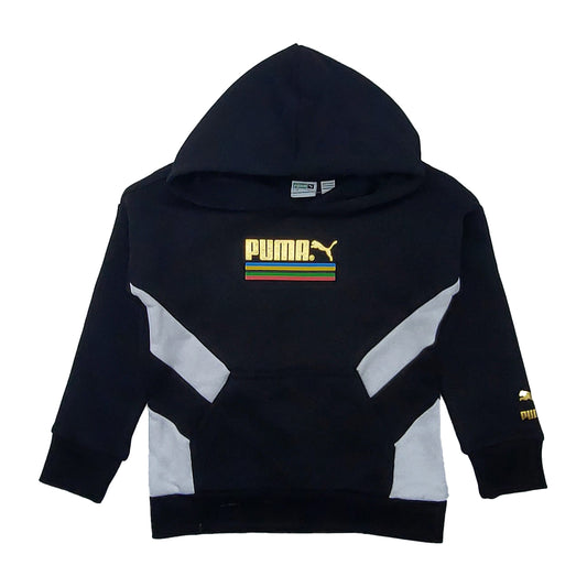 PUMA COLLECTIVE ESSENTIAL HOODIES BLACK