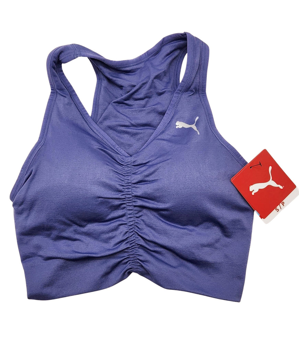 PUMA NAVY SEAMLESS BRA