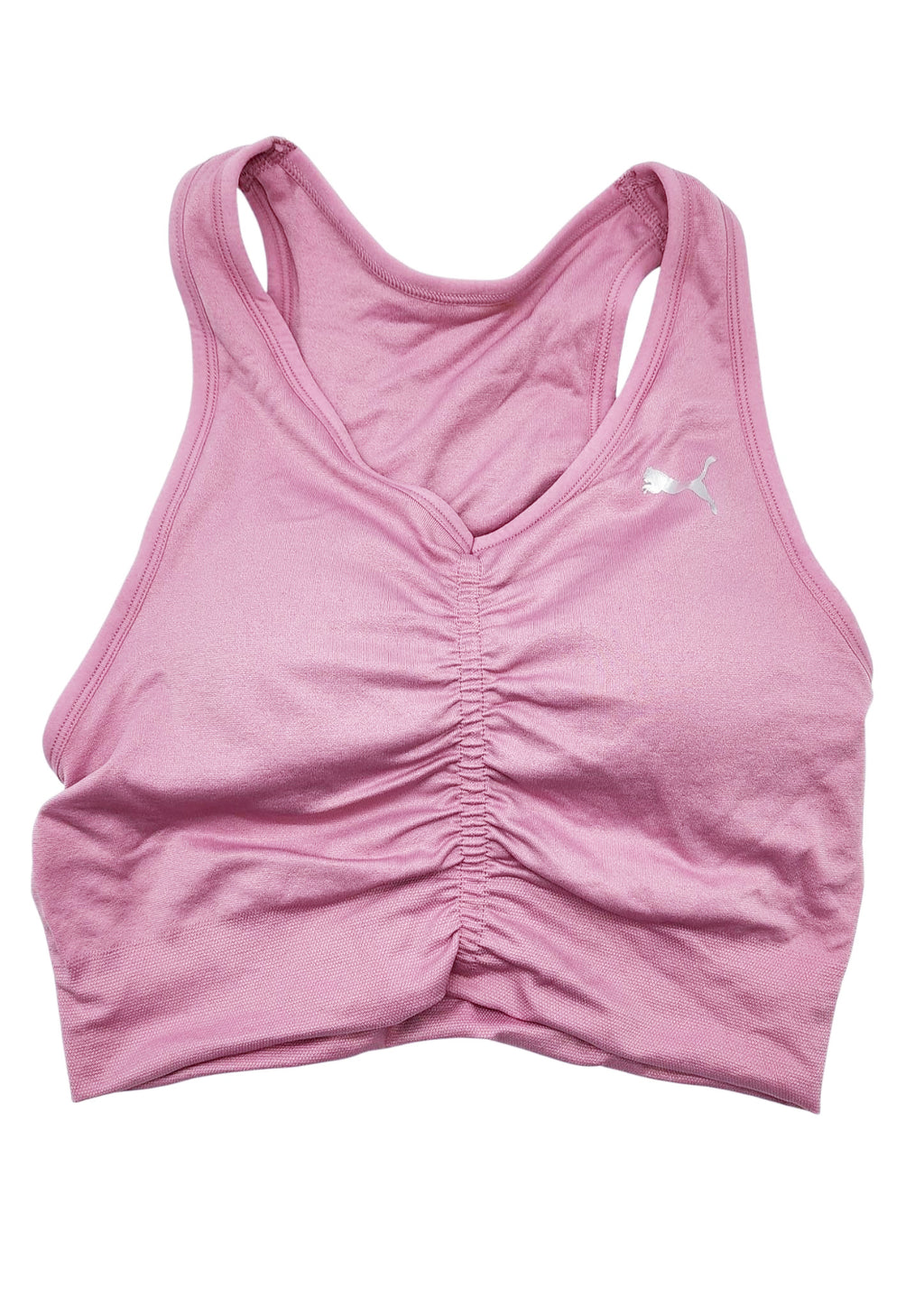 PUMA MEDIUM PINK SEAMLESS BRA