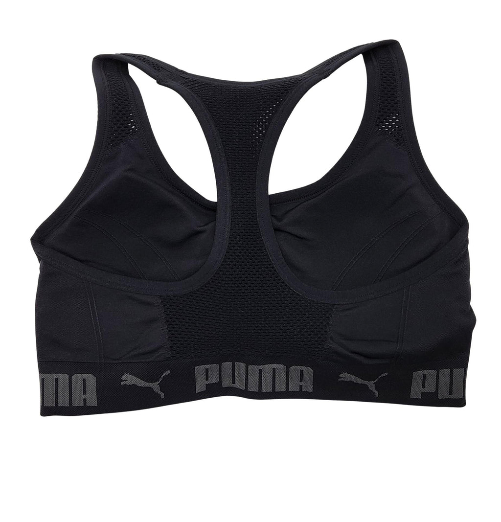 PUMA BLACK SEAMLESS BRA