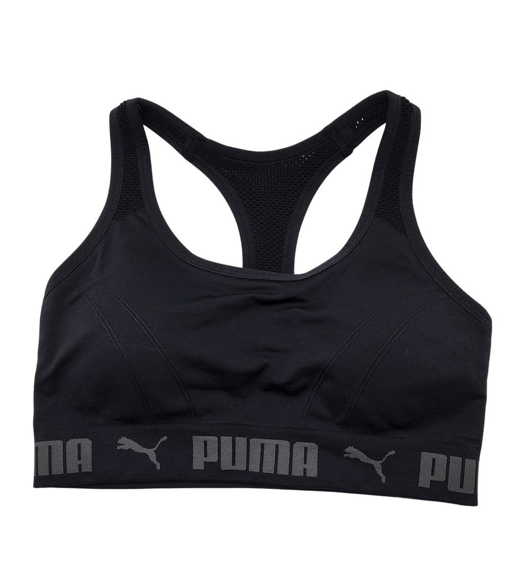 PUMA BLACK SEAMLESS BRA