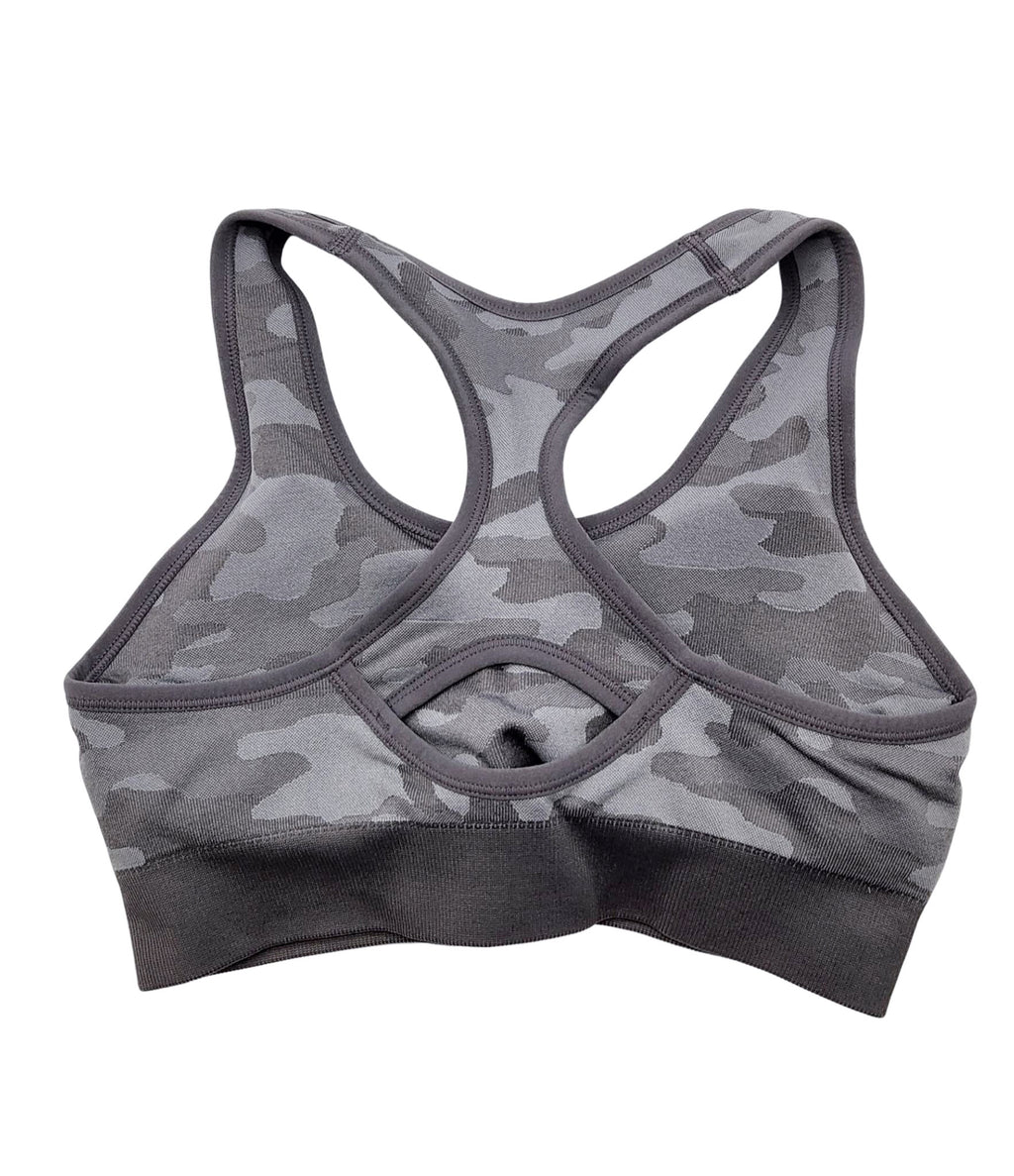 PUMA DARK GREY SEAMLESS BRA