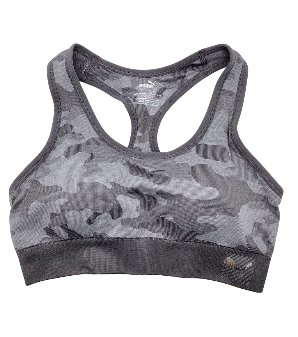 PUMA DARK GREY SEAMLESS BRA