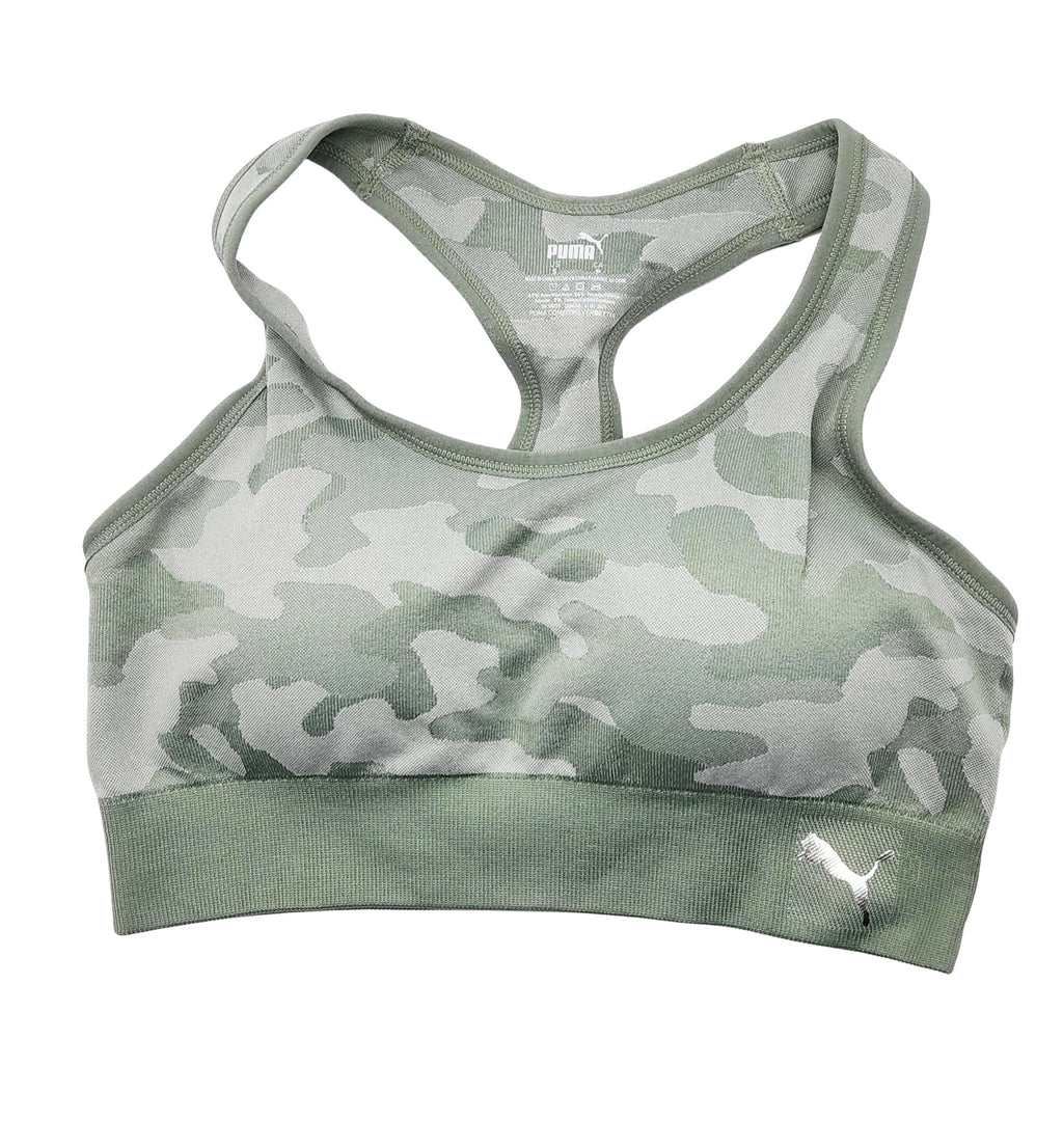 PUMA OLIVE SEAMLESS BRA