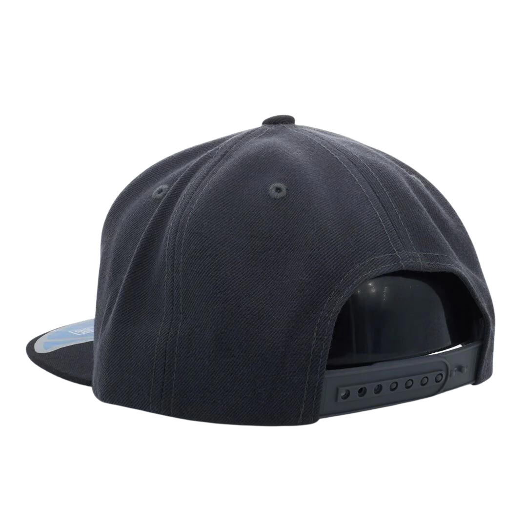 PIT BULL CAMBRIDGE WOOL BLENDED PLAIN SNAPBACK HAT (CHARCOAL/BLACK)