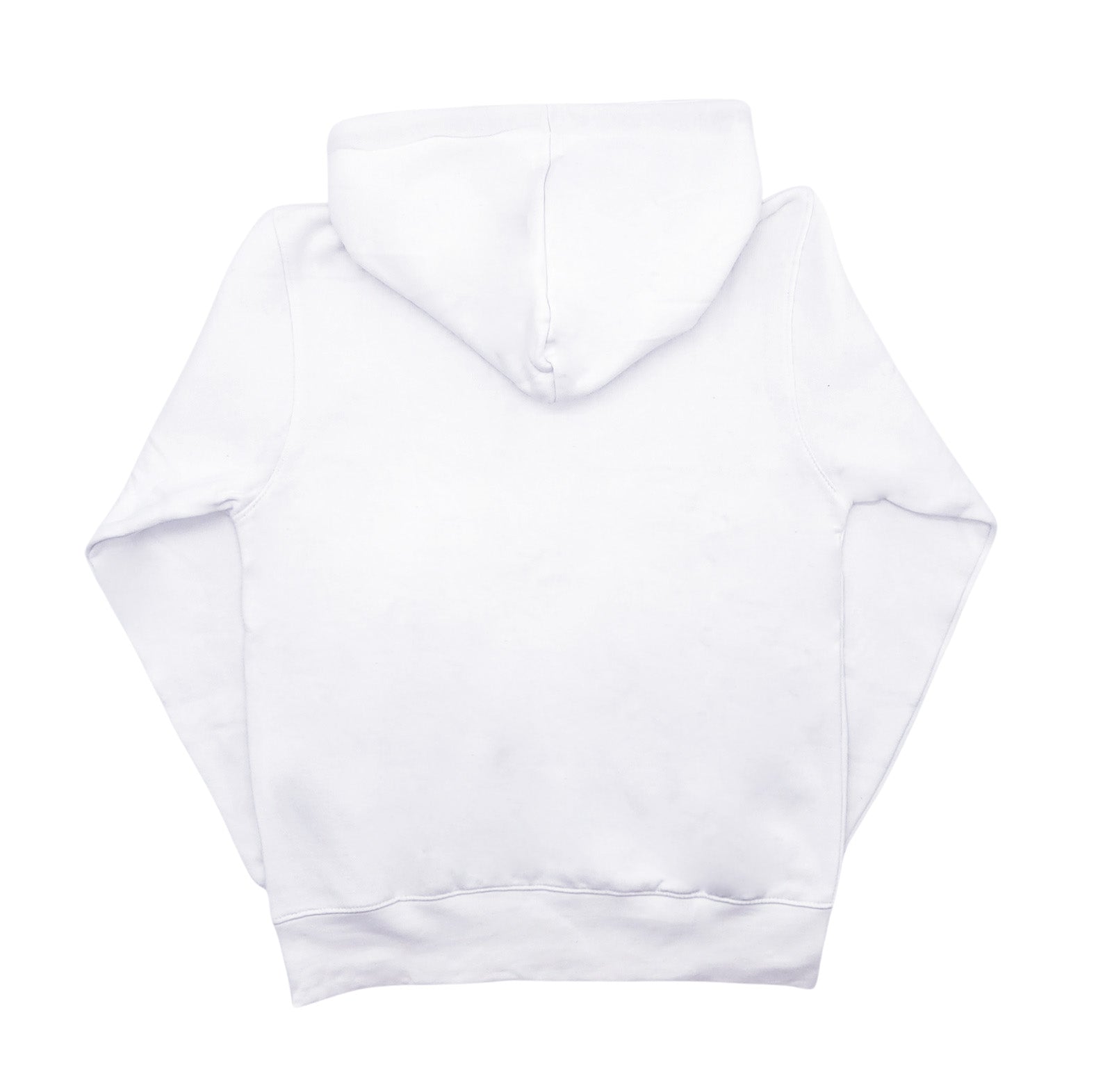 PLAIN FLEECE HOODIES (WHITE)