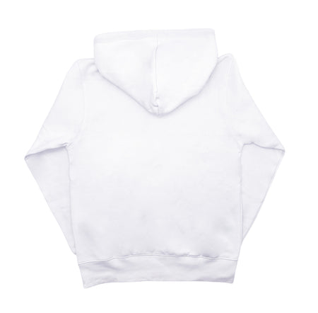 PLAIN FLEECE HOODIES (WHITE)