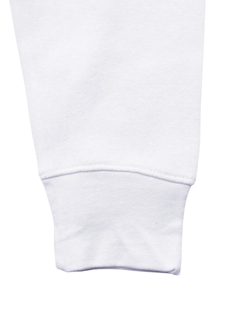 PLAIN FLEECE HOODIES (WHITE)