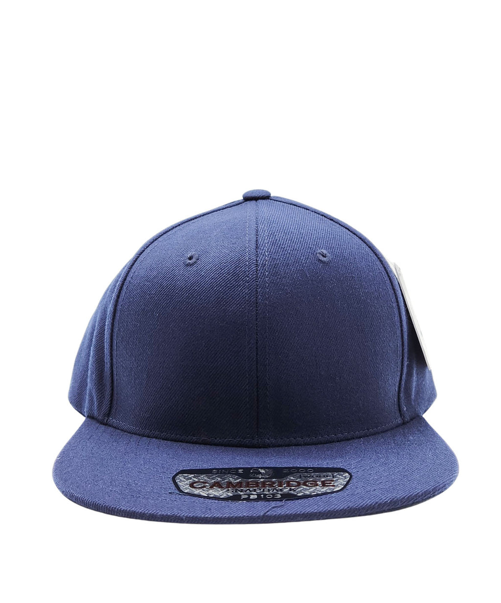 PIT BULL CAMBRIDGE WOOL BLENDED PLAIN SNAPBACK HAT (NAVY BLUE)