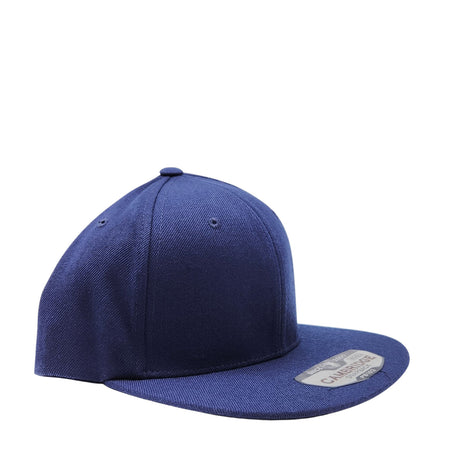 PIT BULL CAMBRIDGE WOOL BLENDED PLAIN SNAPBACK HAT (NAVY BLUE)