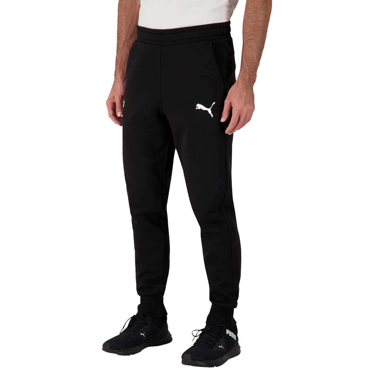 MEN'S PUMA FLEECE JOGGER (BLACK)