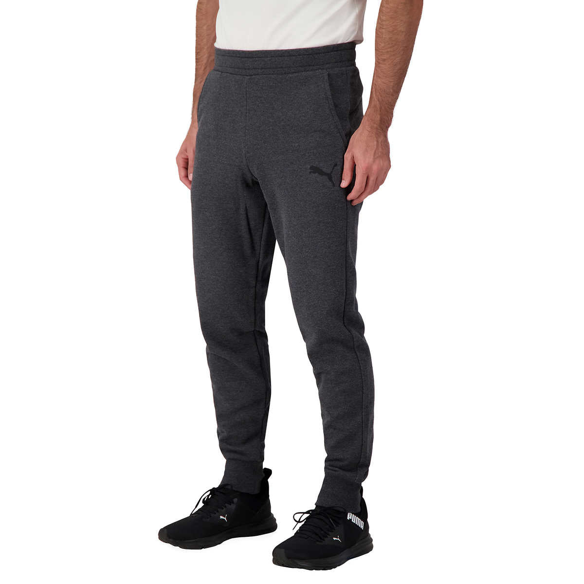 MEN'S PUMA FLEECE JOGGER (CHARCOAL)