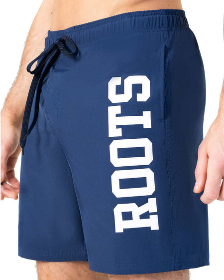 ROOTS MEN'S SWIM SHORTS (BLUE)