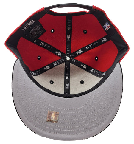 MEN'S 950 NEW ERA TORONTO RAPTORS RED/BLACK SNAPBACK HAT