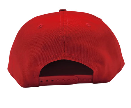 MEN'S 950 TORONTO RAPTORS ALL RED WITH LEATHER VISOR SNAPBACK