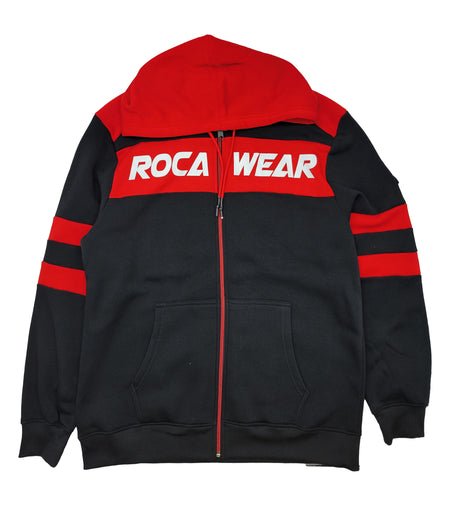 ROCAWEAR PLAYBOOK ZIP RED/BLACK HOODIE