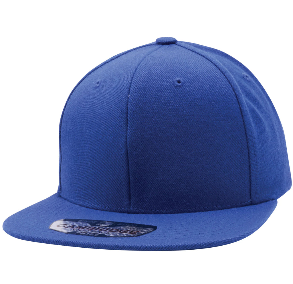 PIT BULL CAMBRIDGE WOOL BLENDED PLAIN SNAPBACK HAT (ROYAL BLUE)