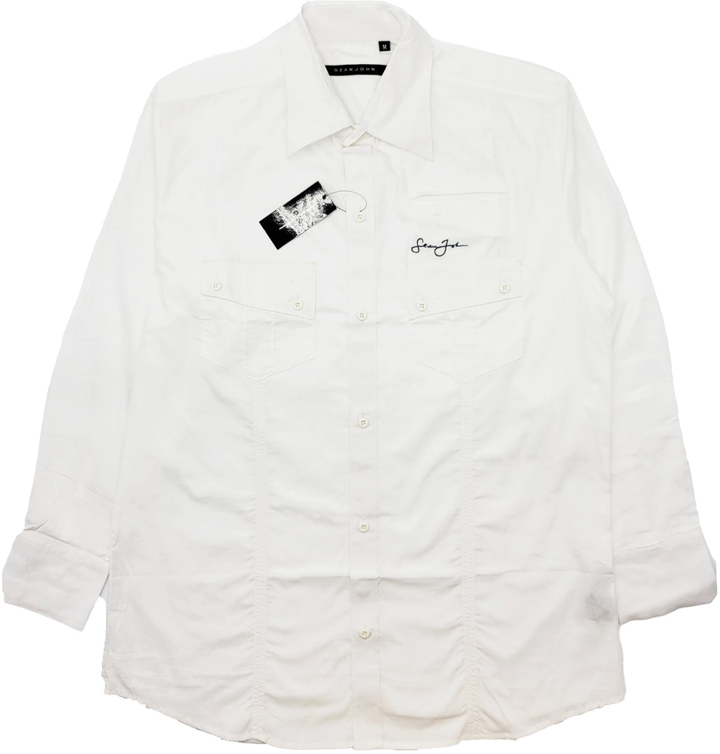 SEAN JOHN LONG SLEEVES SHIRT (WHITE)