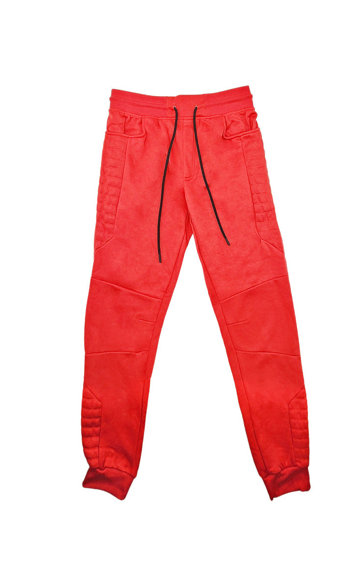 SWITCH REMARKABLE MEN'S ELASTIC WAIST MOTTO JOGGER (RED)