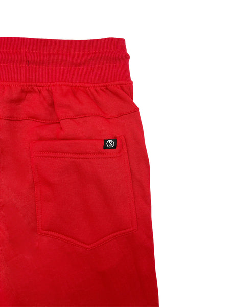 SWITCH REMARKABLE MEN'S ELASTIC WAIST MOTTO JOGGER (RED)