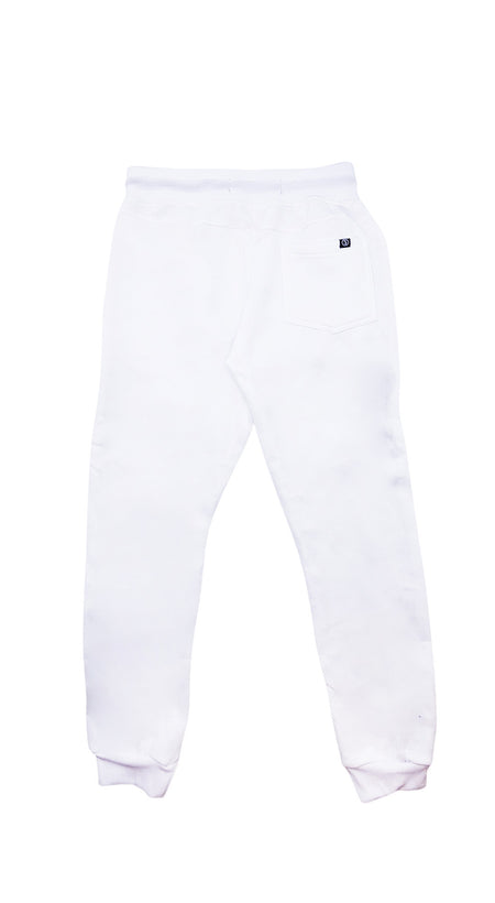 SWITCH REMARKABLE MEN'S ELASTIC WAIST MOTTO JOGGER (WHITE)