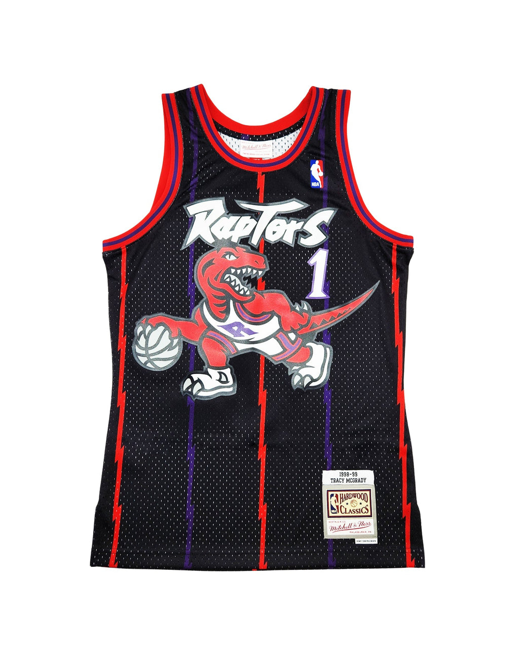 NBA TORONTO RAPTORS RELOAD TRACY McGRADY SWINGMAN JERSEY (BLACK)