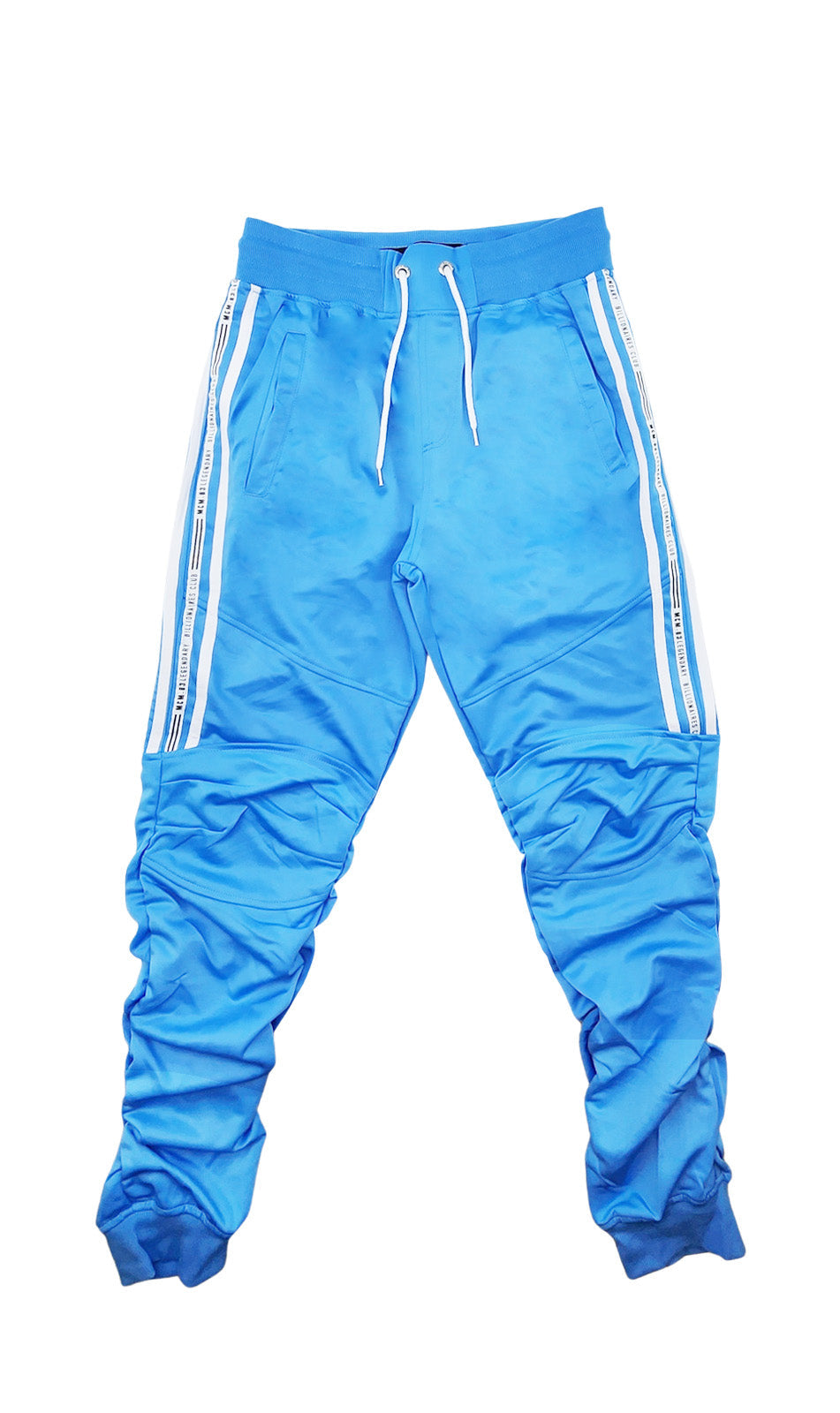 SWITCH REMARKABLE MEN'S SHIRRED LEG JOGGER PANTS (POWDER BLUE)