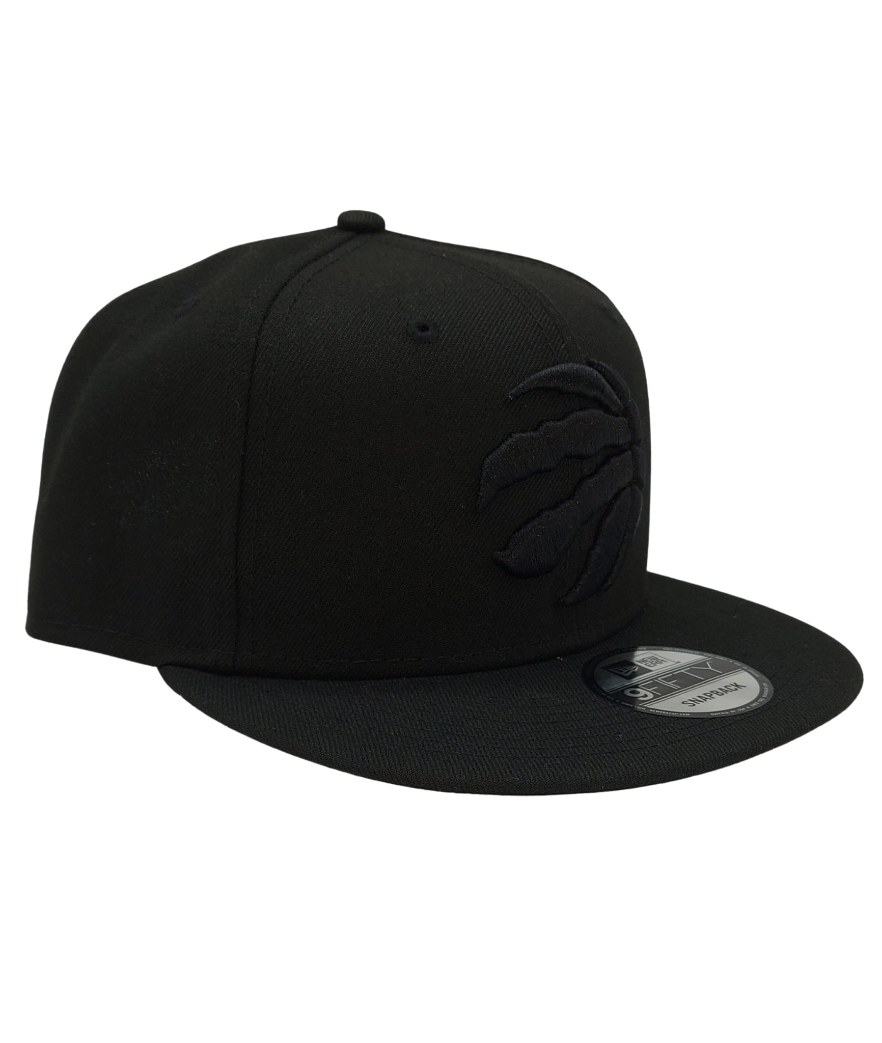 TORONTO RAPTORS BLACK ON BLACK SNAPBACK