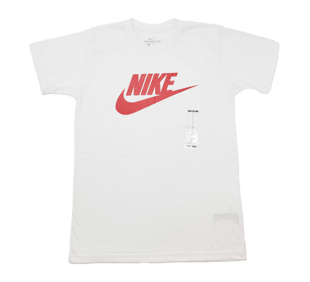 NIKE MEN'S HOMME T-SHIRT (WHITE-RED)