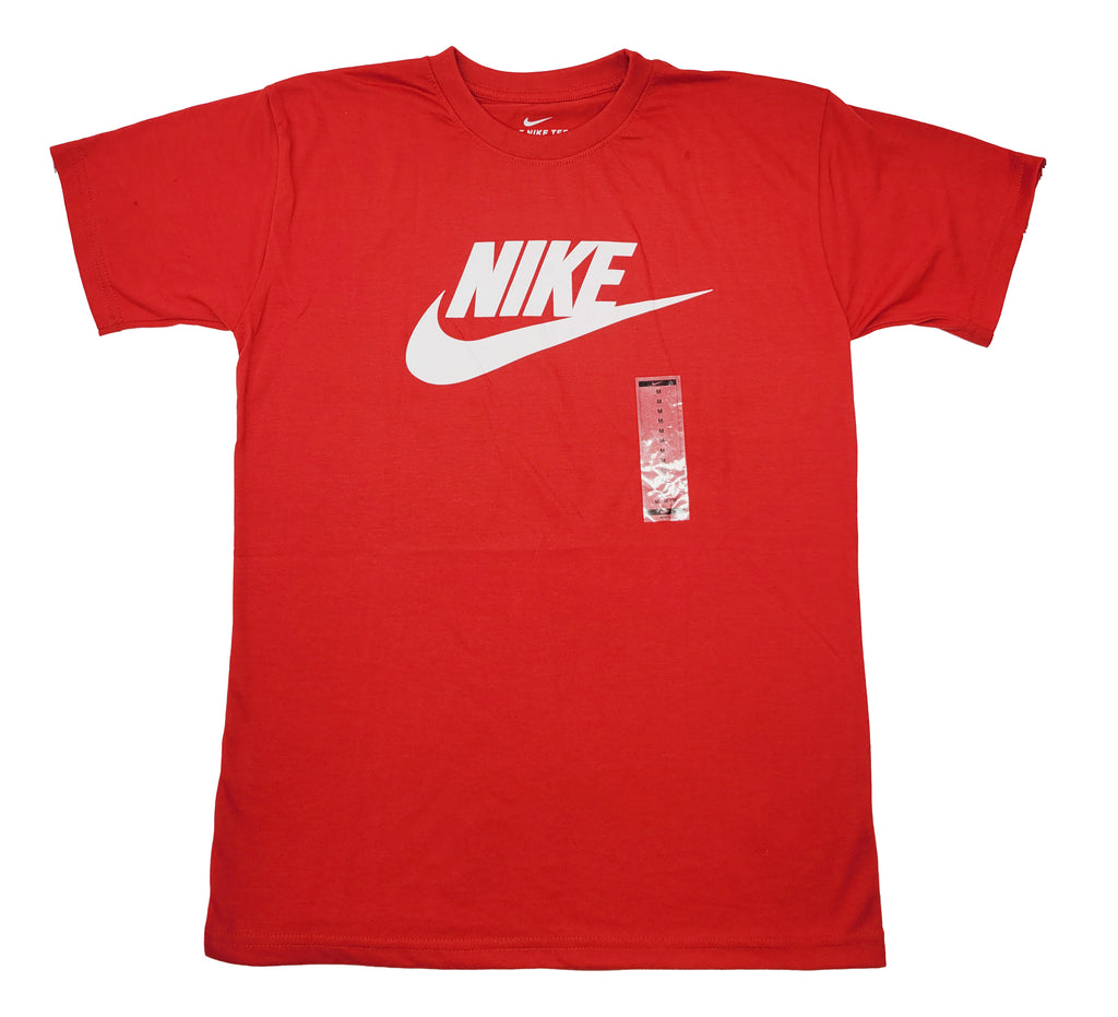 NIKE MEN'S HOMME T-SHIRT (RED-WHITE)