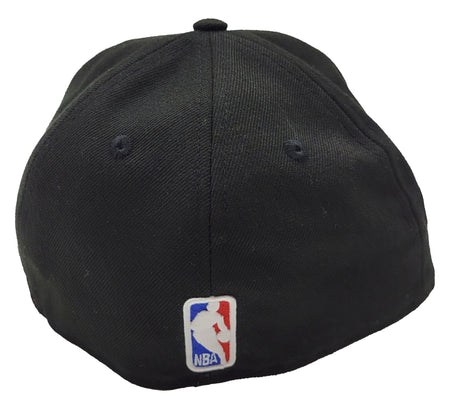 5950 TORONTO RAPTORS SILVER ON BLACK FITTED HAT