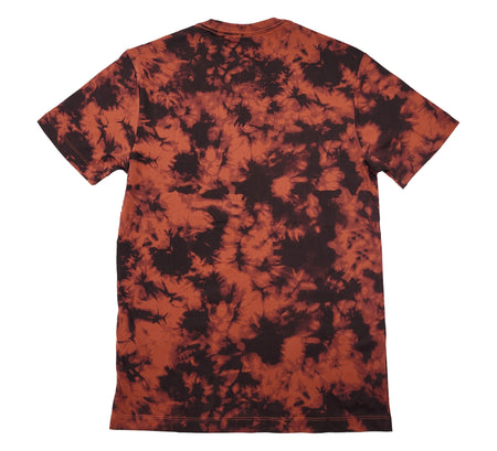 TRUE RELIGION TIE DYE ARCH LOGO TEE (HENNA)