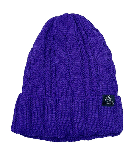 PLAIN KNITTED TOQUES (PURPLE)