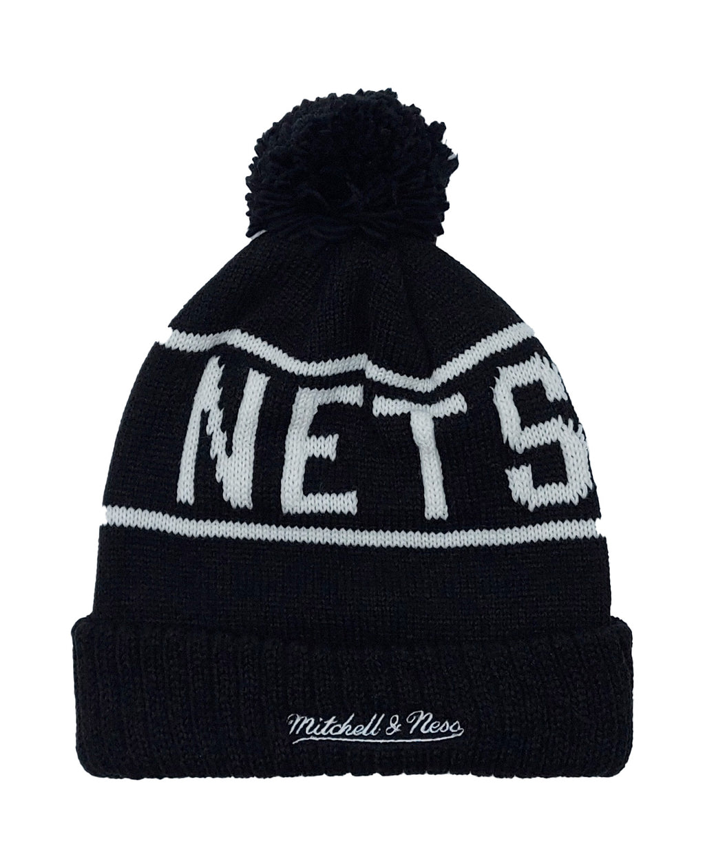 BROOKLYN NETS KNITTED TOQUES (BLACK)